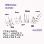 【露思同款】免胶狐系假睫毛女清冷破碎感自然仿真超细软分段式