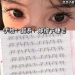 新中式免胶下睫毛假睫毛女自然仿真我见犹怜妈生下眼睫毛2025新款