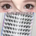 奶狐狐嫁接双眼尾假睫毛分段式清冷系狐系自然仿真清透感纯欲卷翘