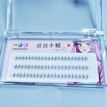 免胶水小火苗下睫毛假睫毛女妈生感透明梗超自然仿真新手睫毛爆款
