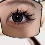 小鹿睫小信子小薄片假睫毛柔软纯欲初学者单簇卷翘仿真上睫毛