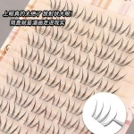 大容量十排天使蕾蕾睫免胶上镜韩蕾湿尖感假睫毛根根分明浓密自然