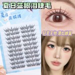 免胶黑天鹅不朽之恋情缘冬日恋歌蓝眼泪女团3.0假睫毛自然卷翘女