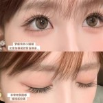 清冷高智ins氛围感！法式小珊瑚假睫毛韩系自然仿真单簇上镜睫毛