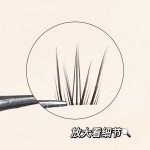 这个月的新欢~白茶免胶假睫毛狐系感新中式伪素颜黑棕色自然仿真