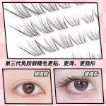 自然款小狐狸假睫毛卷翘分段仿真野生感狐系眼尾拉长自然新手上镜