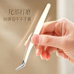 防戳嫁接睫毛镊子卡其色睫毛夹金羽夹七字夹假睫毛单根开花辅助器