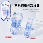 雪贝儿睫毛夹猫爪广角无边框持久定型局部睫毛卷翘神器太阳花批发