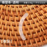 睫毛夹替换胶条通用弹性强不易断不伤睫毛橡塑硅胶胶条睫毛夹胶条