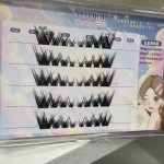 无辜小鹿大眼纯欲婴儿直睫毛上镜款单眼皮单簇三部曲太阳花狐系睫
