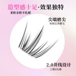 古早味漫画睫!轻亚裔混血烟熏免胶美式轻欧美上镜微浓密涩谷辣妹