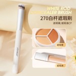 JONBOS白杆木柄270遮瑕刷戳戳刷便携化妆师专用化妆刷软毛圆头
