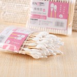 小棉花化妆棉棉签一次性双头竹木棒化妆清洁卫生棉棒大圆盒装批发