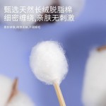 妮丽雅双头一次性棉棒化妆挖耳勺棉花棒尖头掏耳朵专用一次性棉签