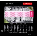 Nails半磨砂甲片美甲免刻磨芭蕾甲欧美长尖水滴全贴不伤指甲贴片
