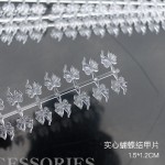 日式美甲实心打版甲片高透网红瓜子形状打版假指甲打板色卡小方圆
