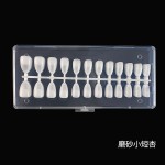 美甲甲片指甲贴美甲贴延长甲ins磨砂透明半贴美甲店专用甲片批发