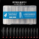 美甲甲片超长甲片假指甲贴片水管尖形透明全贴XXXL牛仔504片盒装