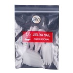 美甲磨砂单号甲片50/袋装 长尖梯补充装假指甲手工穿戴甲贴片批发