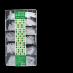 睫丽雅超薄无痕免刻磨甲片美甲专用美甲延长全半贴短款单号补充装