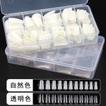 跨境热卖新款鸭嘴甲500片全贴美甲异形甲欧美热款扇形鸭掌甲片
