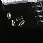 美甲长尖长梯甲片无痕美甲店假指甲贴片240片穿戴甲短款超薄无痕