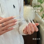 【花校长】加长版长尖免建构塑形甲片无痕延长免刻磨美甲甲片