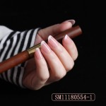集合法式假指甲 脚法式穿戴甲 渐变美甲 肤色指甲 裸条甲片24nail