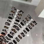 预制甲老钱风复古小花精品穿戴美甲30片中方轻奢高级感网红假指甲