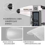 超薄细狗美甲甲片半贴全贴月牙免刻磨长梯形假指甲贴片无痕甲片