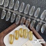 22款日式打版美甲平底实心展示板色卡椭圆形短方圆初学者练习甲片