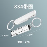 跨境现货不锈钢折叠指甲刀单个指甲剪超薄防飞溅带锉片指甲钳小号