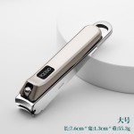 高端防飞溅指甲刀单个装大号指甲剪斜口指甲钳家用高级修美甲工具
