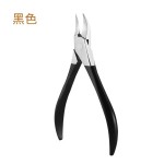 跨境不锈钢甲沟专用死皮钳加厚指甲刀美甲工具鹰嘴钳弹簧死皮剪刀