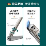 指甲剪单个指甲刀套装斜口指甲钳防飞溅指甲锉死皮修甲工具家用