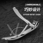 新款长柄弯头指甲钳大号加厚不锈钢指甲刀单个大开口防飞溅指甲剪