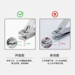 厂家批发0818指甲刀修甲单个大小号指甲钳带挫家用指甲剪美甲工具