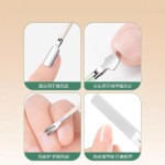 死皮剪专用修指甲剪钳双头推刀美甲清洁剪刀修甲工具便携套装全套