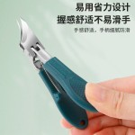 鹰嘴斜口指甲刀套装防飞溅超尖斜口指甲钳家用修脚工具甲沟指甲剪