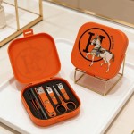 跨境新款便携防飞溅指甲刀套装可加印logo指甲剪刀指甲钳美甲工具