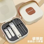 不锈钢指甲刀套装指甲钳指甲剪挖耳勺套装修甲工具高档礼盒logo