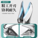 新款尖嘴斜口指甲刀防飞溅家用便携去死皮修甲沟美甲工具套装批发