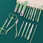 指甲剪套装工具挖耳勺指甲刀全套家用专用指甲钳不锈钢挖耳勺批发