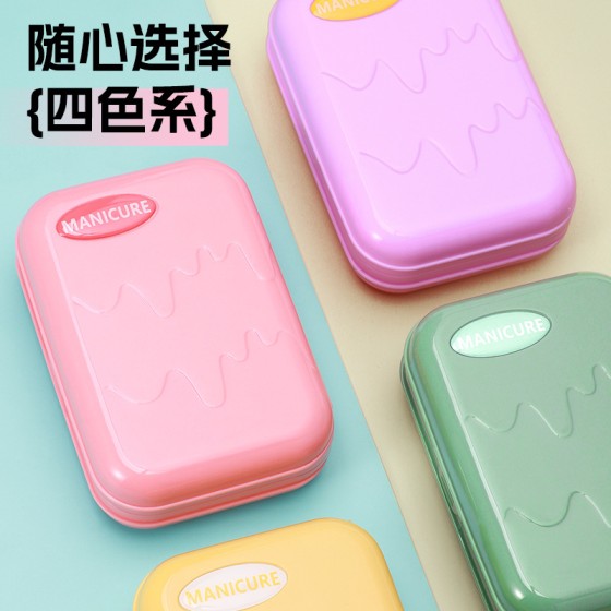 现货不锈钢指甲刀套装家用指甲钳美甲工具便携指甲剪美甲工具套装