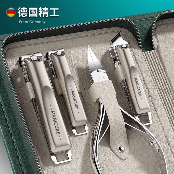 德国精工指甲刀指甲剪高档家用甲沟鹰嘴指甲钳修脚工具死皮剪套装