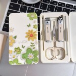 ins风高颜值可爱指甲刀套装女学生宿舍便携指甲钳剪美甲工具全套