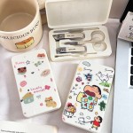 ins风高颜值可爱指甲刀套装女学生宿舍便携指甲钳剪美甲工具全套