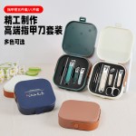 指甲刀套装全套家用个指甲刀防飞溅指甲钳修脚神器斜口指甲剪刀