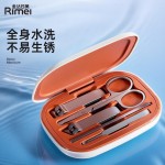 高品质五件套不锈钢修甲工具便携套装男士小礼品定制指甲剪指甲钳
