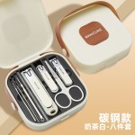 便携防飞溅指甲刀套装美容美甲指甲剪套装美甲工具套装全套指甲刀